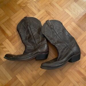 Genuine Leather Men’s Cowboy Boots